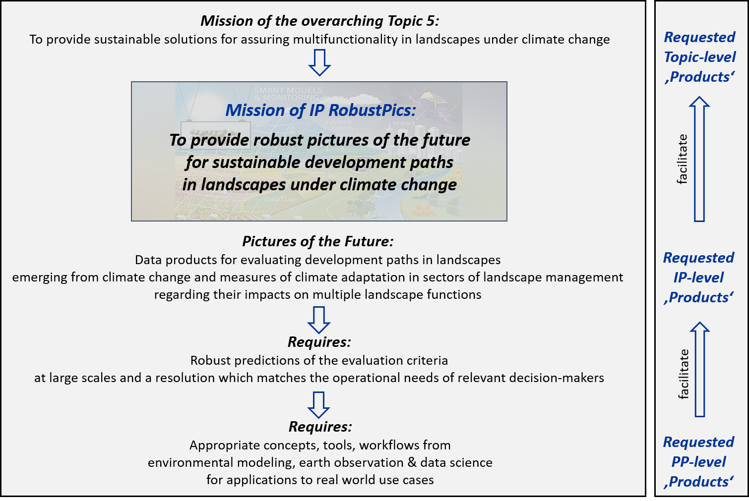 Mission and product scheme of IP RobustPics